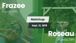 Matchup: Frazee vs. Roseau  2018
