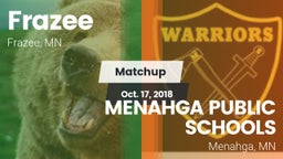 Matchup: Frazee vs. MENAHGA PUBLIC SCHOOLS 2018