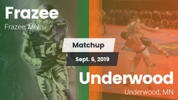 Matchup: Frazee vs. Underwood  2019