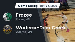 Recap: Frazee  vs. Wadena-Deer Creek  2020