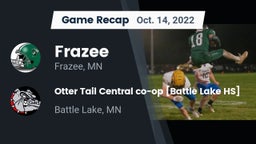 Recap: Frazee  vs. Otter Tail Central co-op [Battle Lake HS] 2022