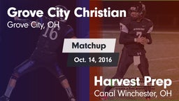 Matchup: Grove City Christian vs. Harvest Prep  2016
