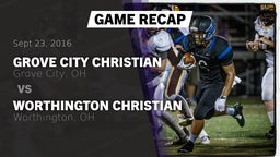 Recap: Grove City Christian  vs. Worthington Christian  2016