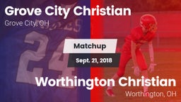 Matchup: Grove City Christian vs. Worthington Christian  2018