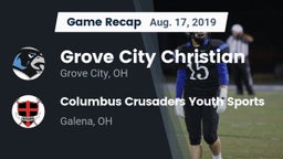 Recap: Grove City Christian  vs. Columbus Crusaders Youth Sports 2019
