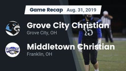 Recap: Grove City Christian  vs. Middletown Christian  2019