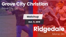 Matchup: Grove City Christian vs. Ridgedale  2019