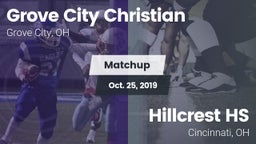 Matchup: Grove City Christian vs. Hillcrest HS 2019