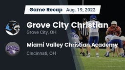 Recap: Grove City Christian  vs. Miami Valley Christian Academy 2022