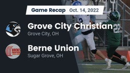 Recap: Grove City Christian  vs. Berne Union  2022