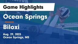 Ocean Springs  vs Biloxi  Game Highlights - Aug. 29, 2023