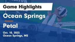 Ocean Springs  vs Petal  Game Highlights - Oct. 10, 2023