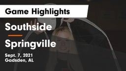 Southside  vs Springville  Game Highlights - Sept. 7, 2021
