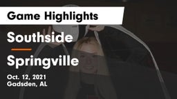 Southside  vs Springville  Game Highlights - Oct. 12, 2021