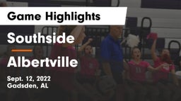 Southside  vs Albertville  Game Highlights - Sept. 12, 2022