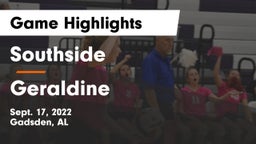 Southside  vs Geraldine  Game Highlights - Sept. 17, 2022