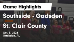 Southside  - Gadsden vs St. Clair County  Game Highlights - Oct. 3, 2022