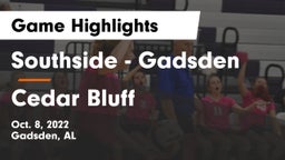 Southside  - Gadsden vs Cedar Bluff  Game Highlights - Oct. 8, 2022
