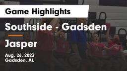 Southside  - Gadsden vs Jasper  Game Highlights - Aug. 26, 2023