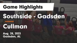 Southside  - Gadsden vs Cullman  Game Highlights - Aug. 28, 2023