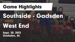 Southside  - Gadsden vs West End  Game Highlights - Sept. 30, 2023