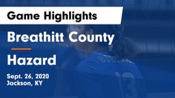 Breathitt County  vs Hazard  Game Highlights - Sept. 26, 2020