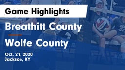 Breathitt County  vs Wolfe County Game Highlights - Oct. 21, 2020