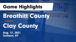 Breathitt County  vs Clay County  Game Highlights - Aug. 17, 2021