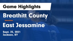 Breathitt County  vs East Jessamine  Game Highlights - Sept. 25, 2021