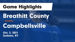 Breathitt County  vs Campbellsville  Game Highlights - Oct. 2, 2021