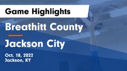 Breathitt County  vs Jackson City  Game Highlights - Oct. 18, 2022