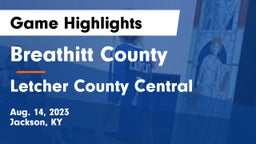 Breathitt County  vs Letcher County Central  Game Highlights - Aug. 14, 2023