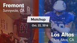 Matchup: Fremont vs. Los Altos  2016