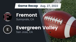 Recap: Fremont  vs. Evergreen Valley  2022