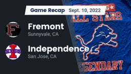 Recap: Fremont  vs. Independence  2022