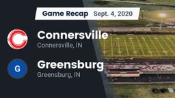Recap: Connersville  vs. Greensburg  2020
