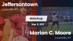 Matchup: Jeffersontown vs. Marion C. Moore  2017