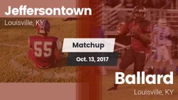Matchup: Jeffersontown vs. Ballard  2017