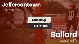 Matchup: Jeffersontown vs. Ballard  2018