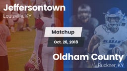 Matchup: Jeffersontown vs. Oldham County  2018