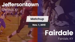 Matchup: Jeffersontown vs. Fairdale  2019