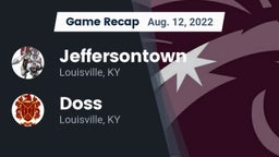 Recap: Jeffersontown  vs. Doss  2022