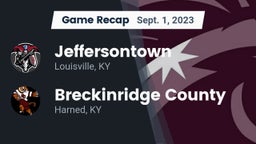Recap: Jeffersontown  vs. Breckinridge County  2023