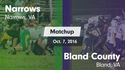 Matchup: Narrows vs. Bland County  2016