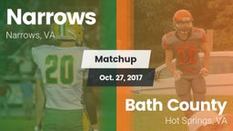 Matchup: Narrows vs. Bath County  2017