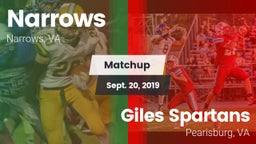 Matchup: Narrows vs. Giles  Spartans 2019