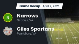 Recap: Narrows  vs. Giles  Spartans 2021
