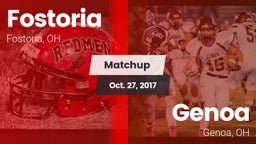 Matchup: Fostoria vs. Genoa  2017