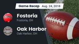 Recap: Fostoria  vs. Oak Harbor  2018