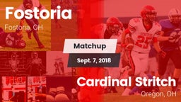 Matchup: Fostoria vs. Cardinal Stritch  2018
